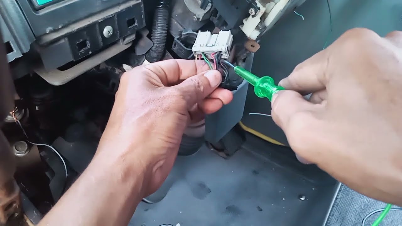 Identifikasi jalur kabel saklar kombinasi canter#wiper #exhaustbrake