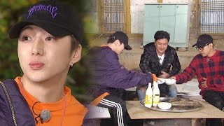 강승윤, 옥수수 동동주 맛에 감탄하며 “끝내줘요” @꽃놀이패 8회 20161024