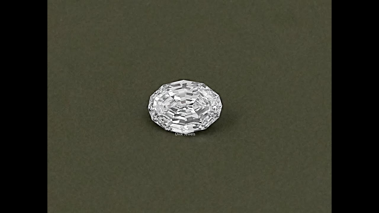 Loose Step Cut Oval Lab Grown Diamond 