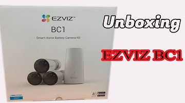 Unboxing and review of Camera security EZVIZ model BC1-B3