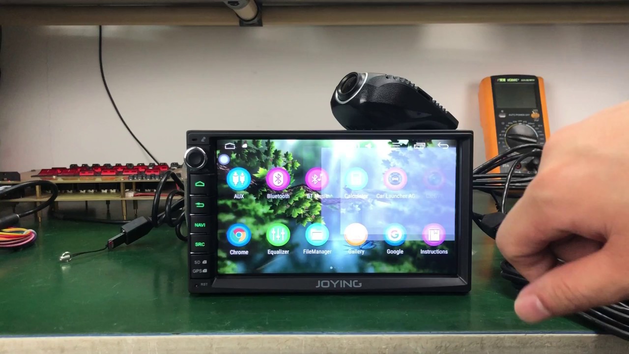 Testing Joying DVR HD Vehicle Dash Cam in FYT Android 8.0 4GB/32GB Car Radio  - YouTube