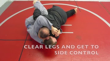 "ANKLE TRAP" SIDE CONTROL TO MOUNT ESCAPE AND REVERSAL