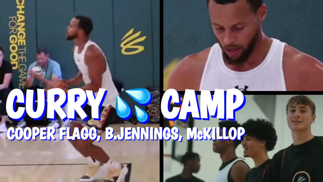 Curry Camp Steph “star” fullcourt workout; Cooper Flagg on Beal
