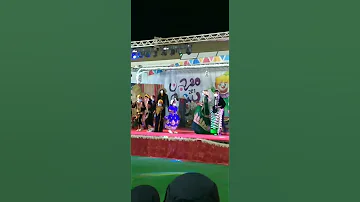 سفيرة النوايا الحسنة و جانب من مهرجان المسرح في مهرجان بيش لتسوق 