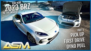 NEW 2023 SUBARU BRZ | The OTHER ASM Twin Comes Home, First Drive, & Dyno | Part 1