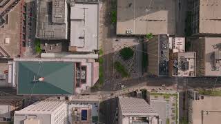 Discover the dynamic cityscape of kansas city from a mesmerizing aerial perspective, highlighting
