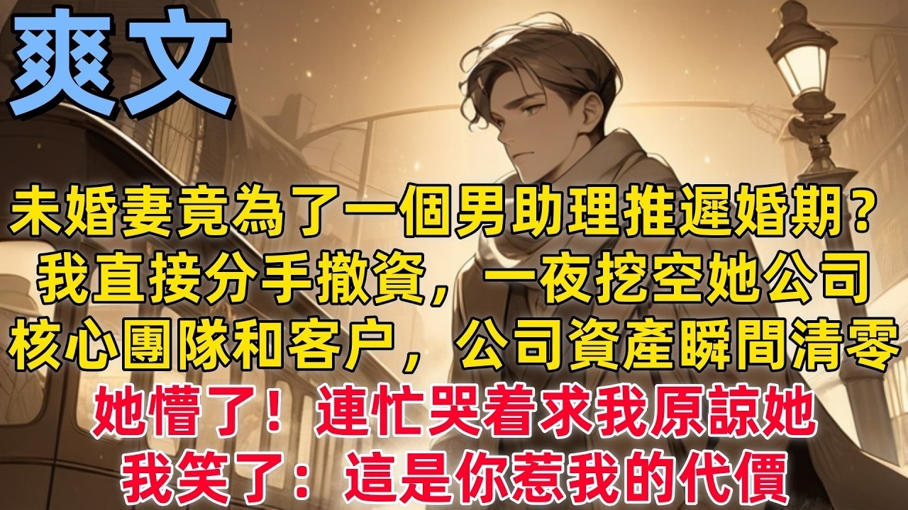【復仇爽文】未婚妻竟為了一個男助理推遲婚期？我直接分手撤資，一夜挖空她公司核心團隊和客户，公司資產瞬間清零她懵了，連忙哭着求我原諒她，我笑了：這是你惹我的代價 ！ #報復 #作死 #火葬場 #教