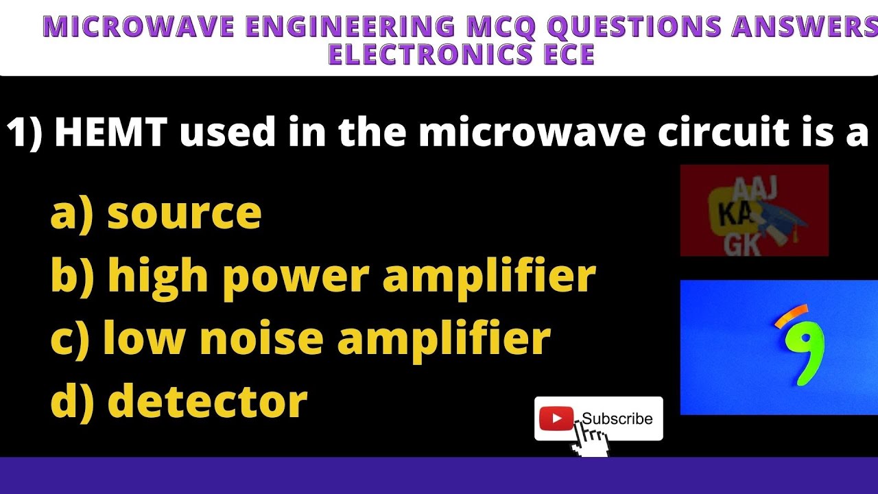 Top🔥25 Microwave Engineering MCQ Questions Answers – Electronics