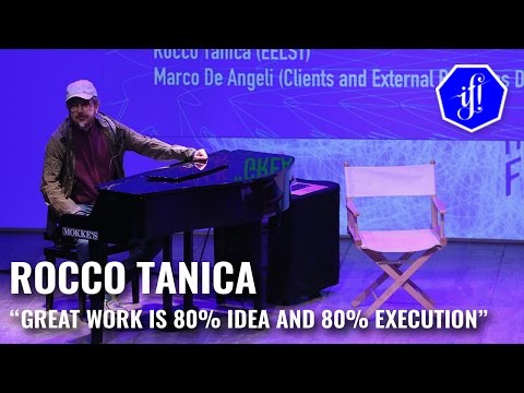 “Great work is 80% idea and 80% execution” con Rocco Tanica – IF! Italians Festival 2016