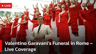 🔴LIVE: Funeral Ceremony of Fashion Designer Valentino Garavani in Rome | AC1W