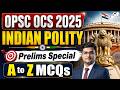 OPSC OCS 2025 Prelims: Most Important Polity MCQs Asked in Exams | By-Rajat Sir | OPSC StudyIQ