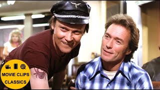 Every Which Way But Loose (1978) - Fight at the diner