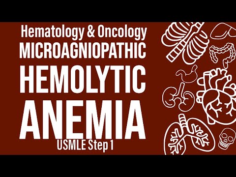 Microangiopathic Hemolytic Anemia Heme Onc USMLE Step 1
