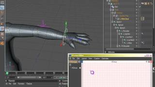 Famous Cinema 4D Rigging 04 - Wrist Control Using Constraint and XPresso Profile