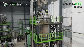 High Capacity 3 Ton/Hour PET Bottle Flakes Pelletizing Line | Plastic Recycling Machine Factory