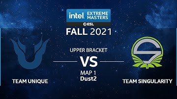 CS:GO - Team Unique vs. Team Singularity [Dust2] Map 1 - IEM Fall Closed Qualifiers 2021 - CIS