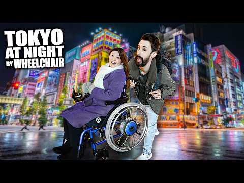 Exploring Tokyo After Midnight - In A Wheelchair