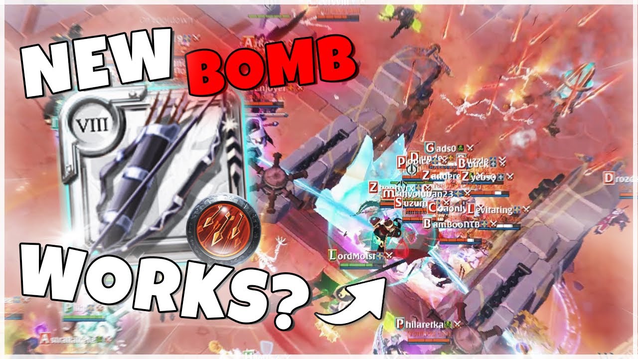 МЫ ПОПРОБОВАЛИ 2 БОМБЫ ИЗ ДЛИННОГО ЛУКА, И ВОТ ЭТО СЛУЧИЛОСЬ!! | MASS | EQMS | Albion Online ZVZ