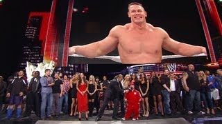 Video thumbnail of "WWE Superstars and Divas sing "Happy Birthday" to John Cena"