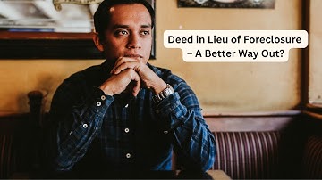 Deed In Lieu of Foreclosure