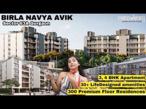 Birla Navya Avik |☎️#8130084691 | Sector 63A Gurgaon | 3, 4 BHK Luxury Apartments | ₹3 Cr Onwards*