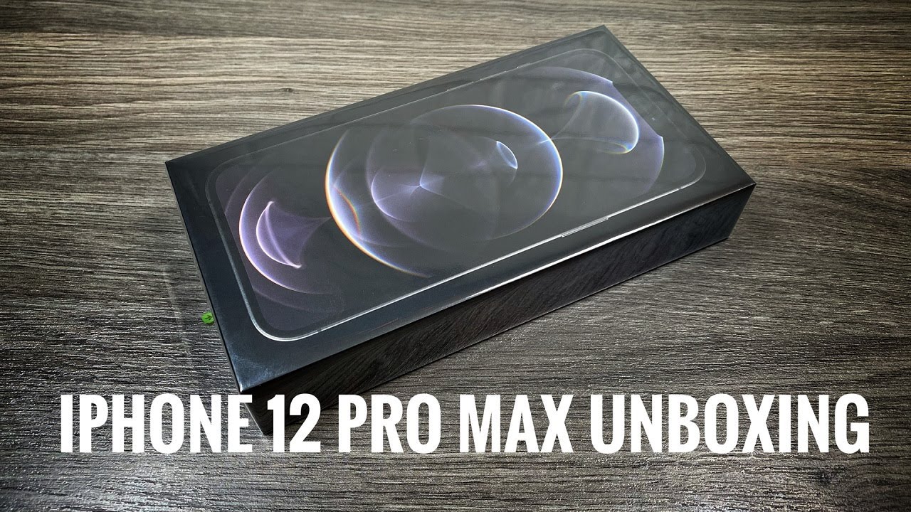 iPhone 12 Pro Max Graphite Unboxing  amp  Setup