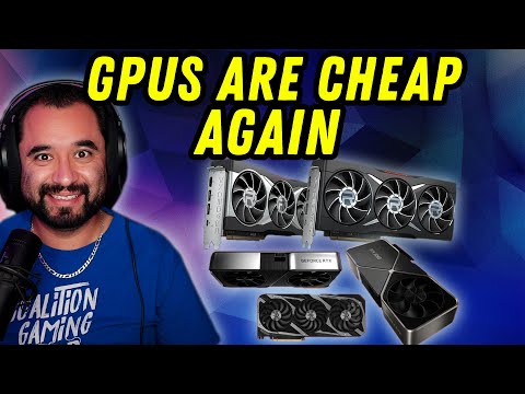 GPUs are CHEAP again! Its finally happening!