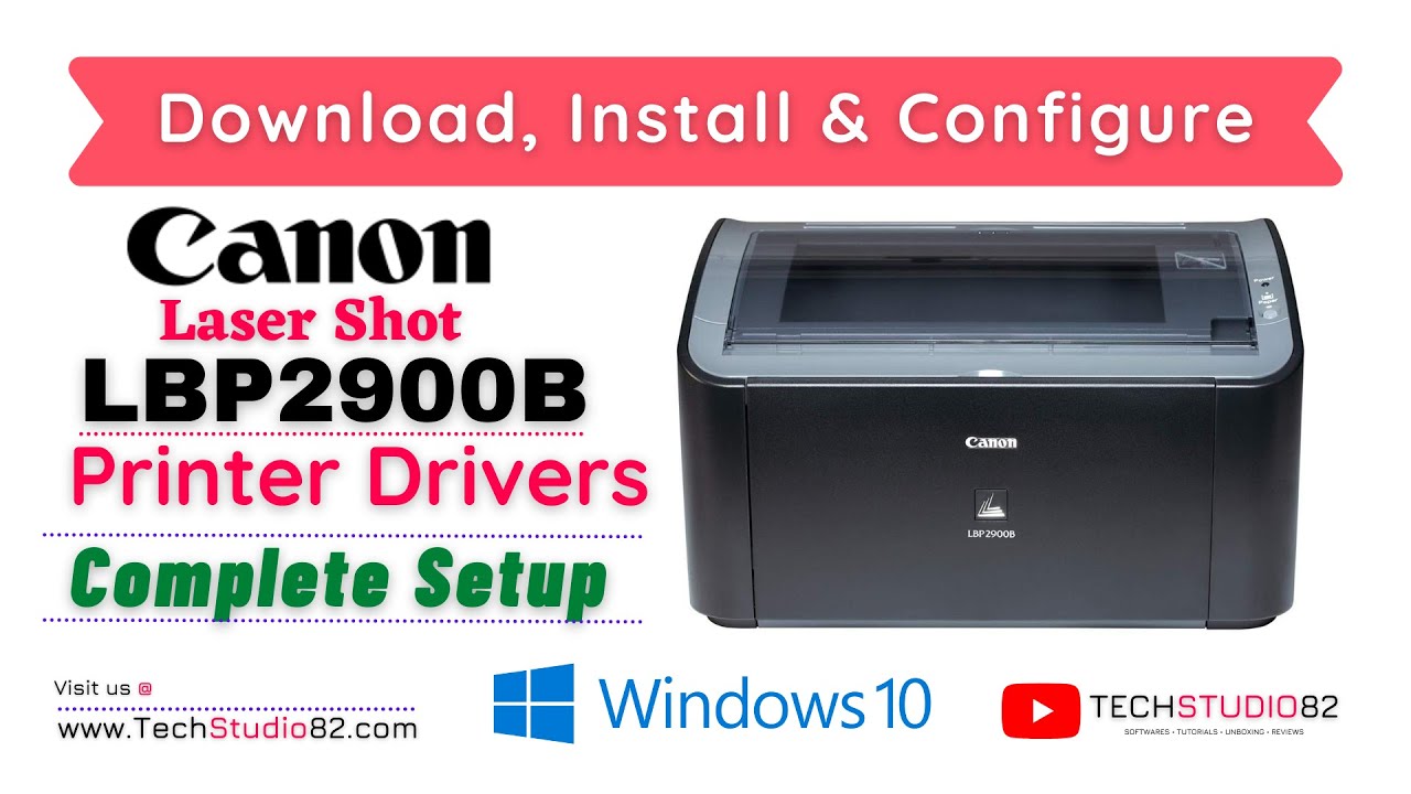 How to Install Canon LBP 2900B Printer Drivers on... - youtube