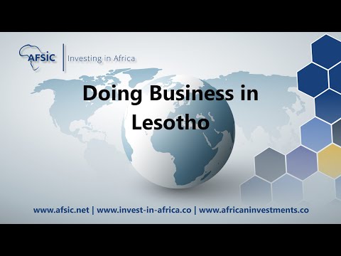 Business in Lesotho - DOING BUSINESS IN LESOTHO - Get Lesotho Business Opportunities