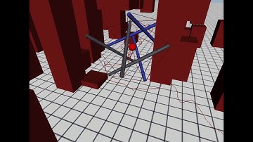 Tensegrity SUPERball robot motion planning