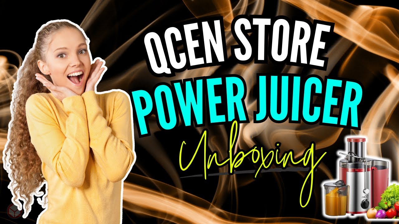 QCen Power Juicer Machine Centrifugal Juicer Extractor Unboxing YouTube