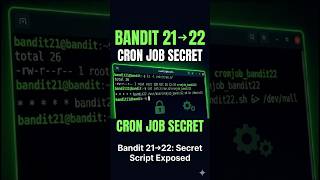 Bandit 21→22: Secret Script Exposed  #cybersecurity #ethicalhacking #informationsecurity