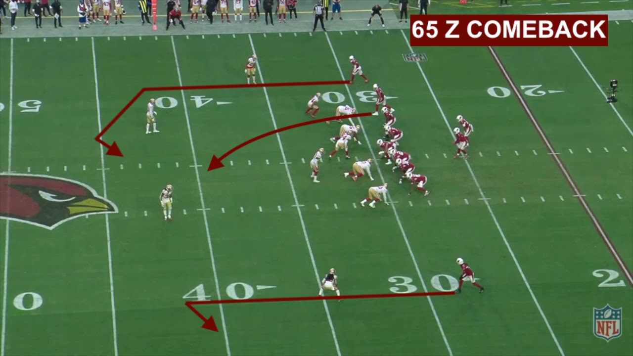 49ers fire zone palms pressure vs ARZ wk 16 2020