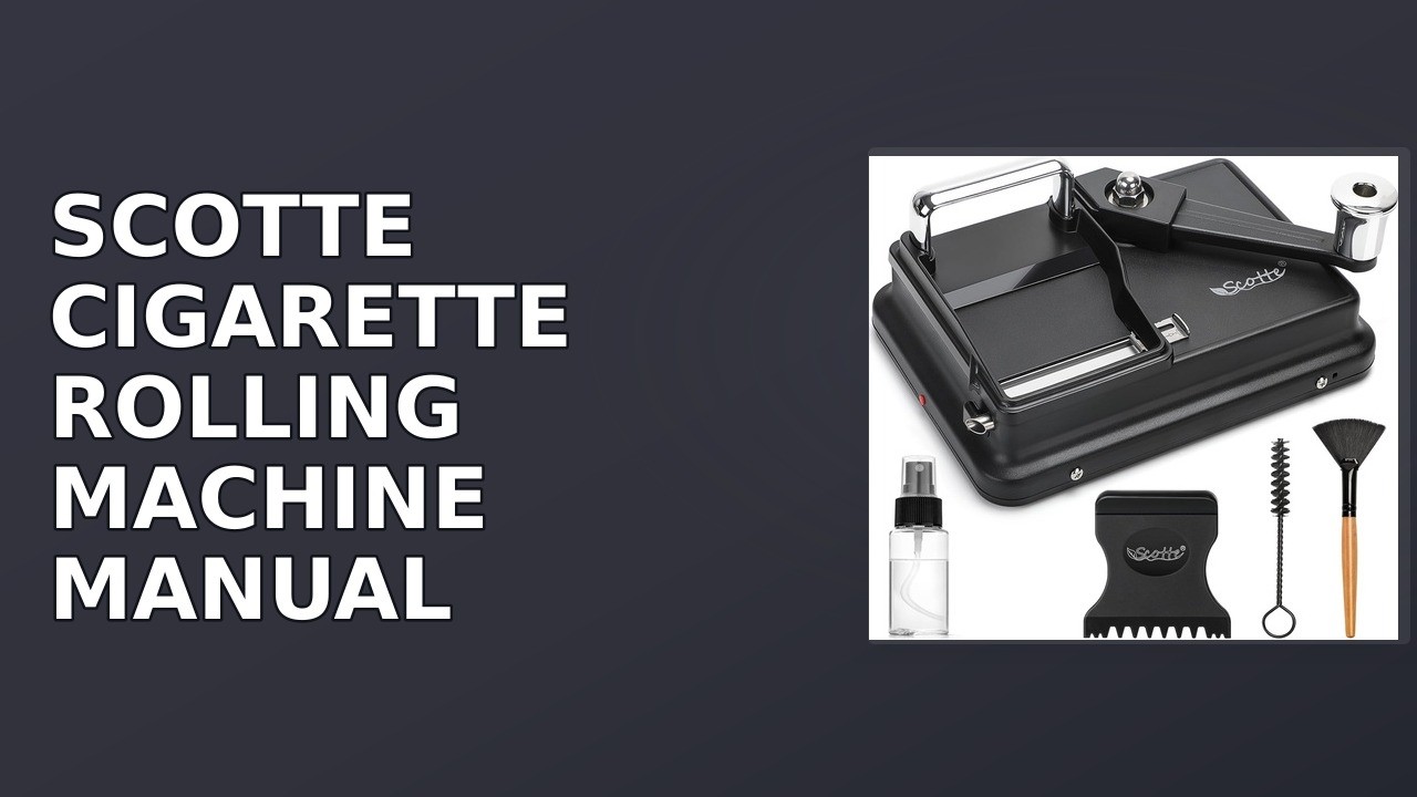 scotte cigarette rolling machine Manual Cigarettes/Tobacco Injecter 8mm Diameter Tube Scotte Cigarette Rolling Machine Manual
