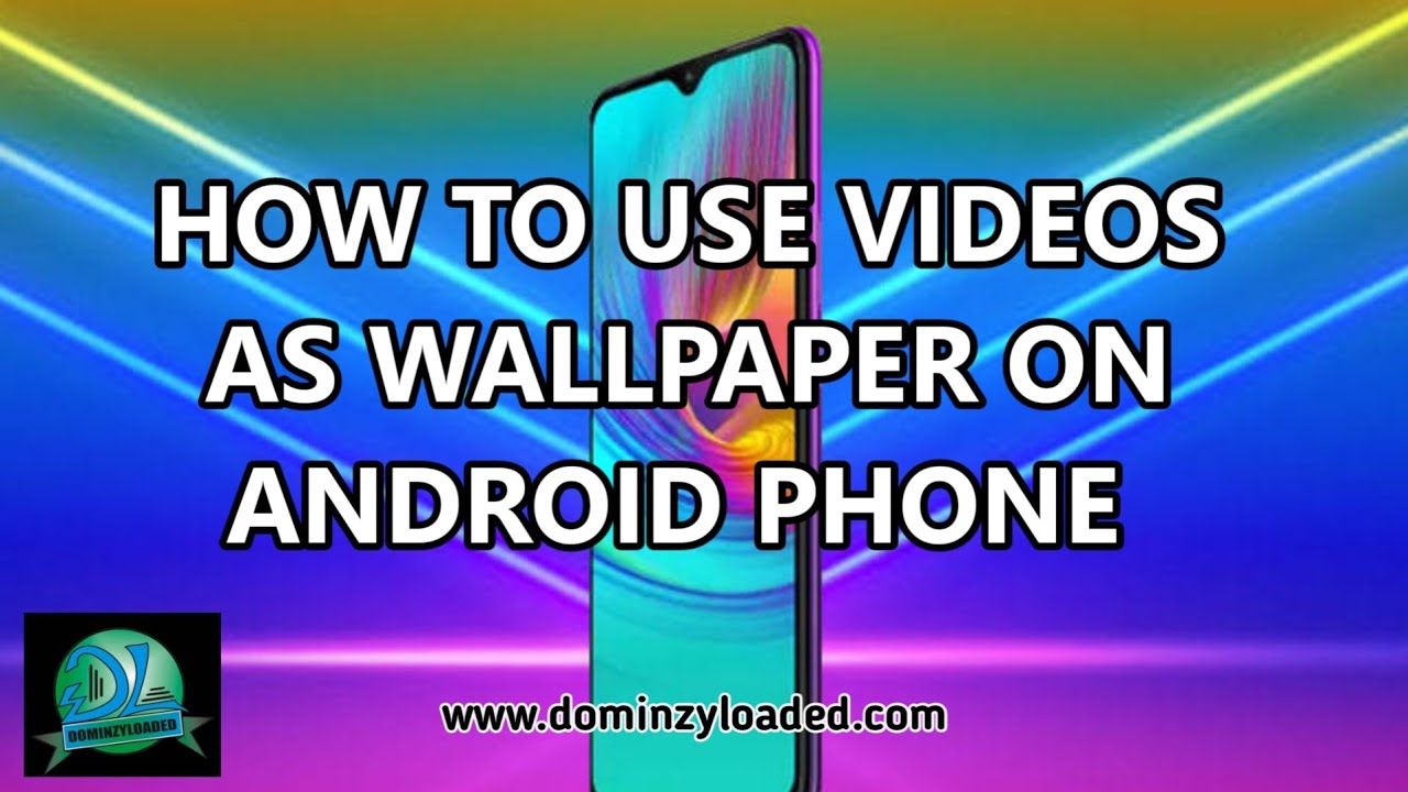 How To Set Videos As Wallpaper On Your Smartphone (Live Wallpaper) Using  Tiktok - Dominzyloaded Tech