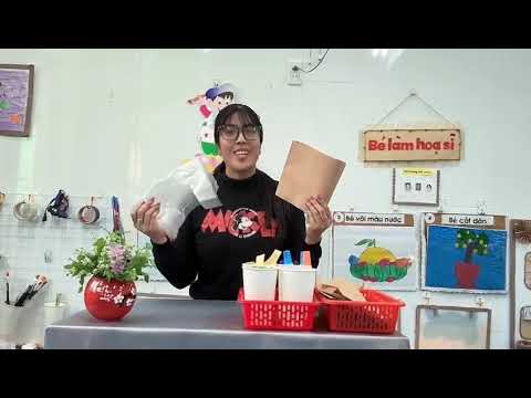 Video học liệu: Hướng dẫn làm túi giấy - lớp 5A3