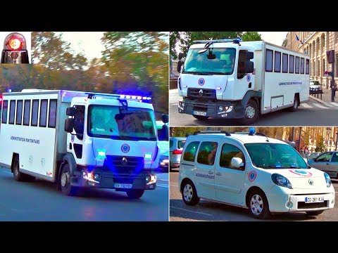 Convoi de l'Administration Pénitentiaire + Gendarmerie // French Prisoner Transport Compilation