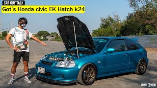 Car guy talk : Got G-pipe 's Honda Civic EK Hatch K24