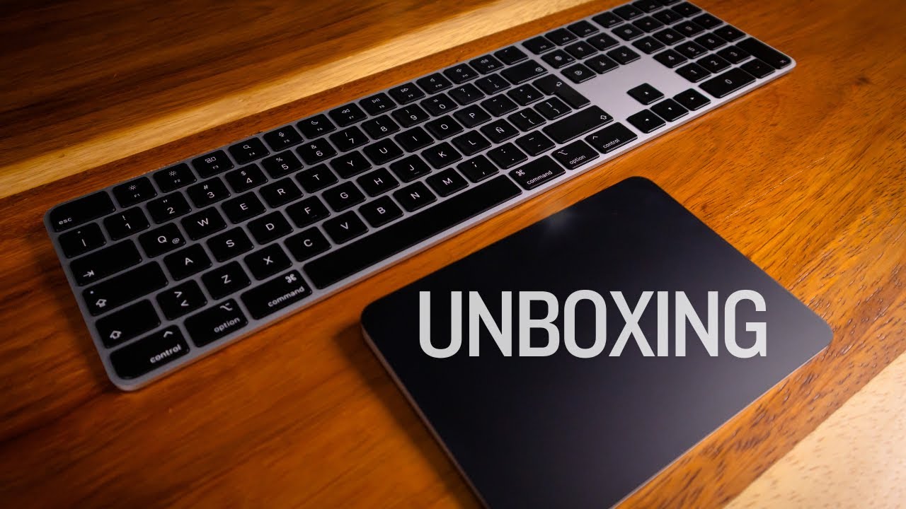 Magic Keyboard with Touch ID and Magic Trackpad Unboxing First