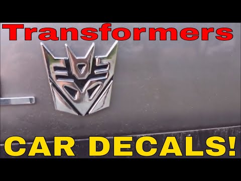 Autobot Car Decal