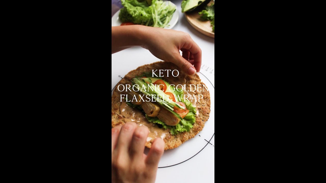 Keto Organic Golden Flaxseed Wrap [KETO ASMR SERIES] 2 YouTube