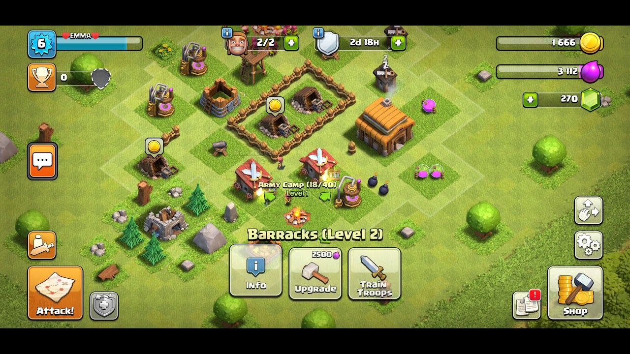 🎮🏕️🔥Let's Play Clash Of Clan Episode #6: Getting an Extra Army Camp ...