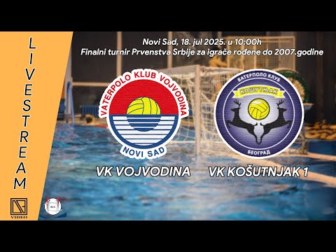 VK VOJVODINA Novi Sad - VK KOŠUTNJAK 1 Belgrade (Full match Livestream) [July 18, 2025]