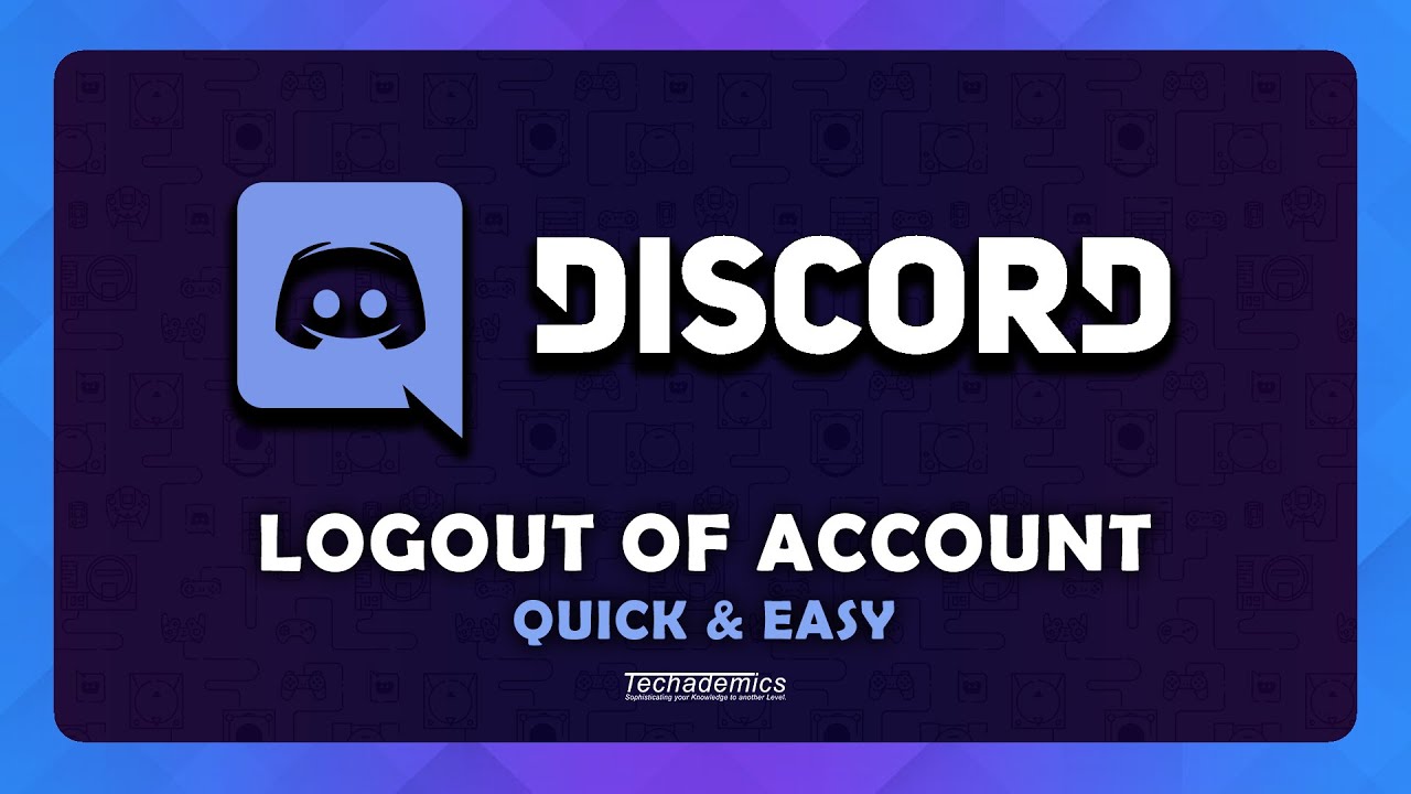 How To Log Out Of Discord Account Sign Out Of Discord On Pc Youtube