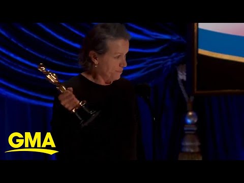 Frances McDormand wins Best Actress for her work in Oscars Best Picture ‘Nomadland’ | GMA