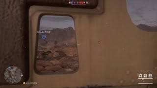 Battlefield 1 Shooting down a plane with a cannon