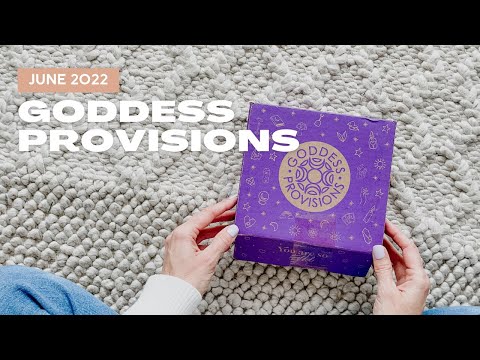 Goddess Provisions Unboxing June 2022: Spiritual Subscription Box