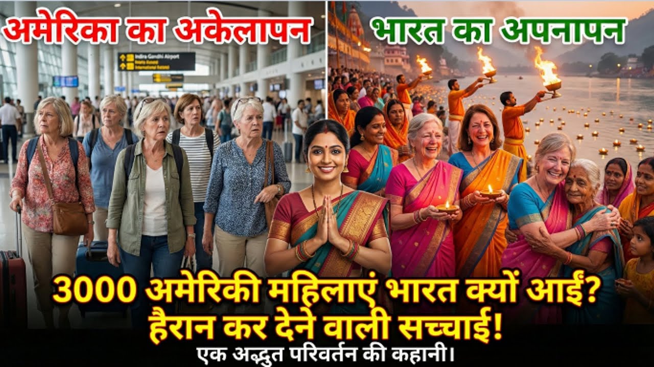 अमेरिका के पास दौलत है, लेकिन भारत के पास 'दिल' है: 3000 अमेरिकी महिलाओं की कहानी जो आपको रुला देगी।