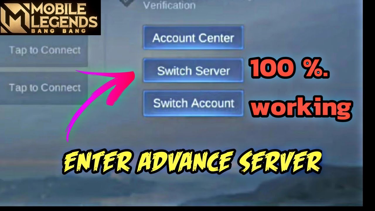 How to access Advance Server in MOBILE LEGENDS || Get Fast Advance ...