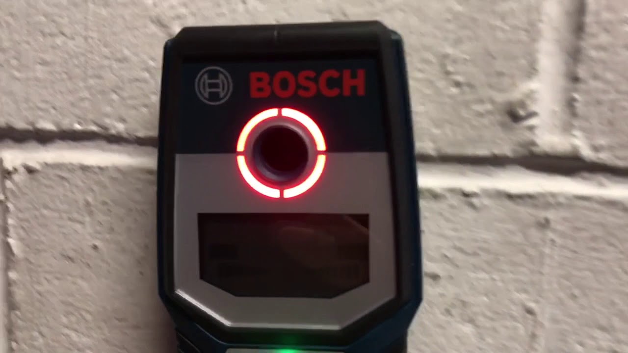 Detector De Metales Cables Madera Digital 9V Bosch GMS 120 BOSCH